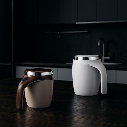 Rechargeable Model Automatic Stirring Cup Coffee Cup High Value Electric Stirring Cup Lazy Milkshake Rotating Magnetic Water Cup